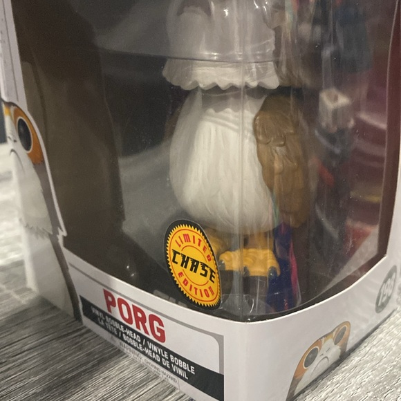 Funko Pop! | Star Wars #198: Porg (Chase) - Collectible Vinyl Bobble-Head Figure - Picture 10 of 17